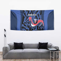Custom France Football Tapestry 2026 Allez Les Bleus Rooster Grunge - Wonder Print Shop