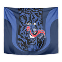 Custom France Football Tapestry 2026 Allez Les Bleus Rooster Grunge - Wonder Print Shop