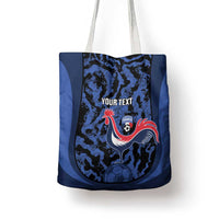 Custom France Football Tote Bag 2026 Allez Les Bleus Rooster Grunge - Wonder Print Shop