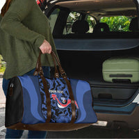 Custom France Football Travel Bag 2026 Allez Les Bleus Rooster Grunge - Wonder Print Shop