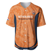 Custom Netherlands Football Baseball Jersey 2026 Come On Oranje - Wonder Print Shop