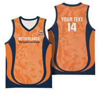 Custom Netherlands Football Basketball Jersey 2026 Come On Oranje - Wonder Print Shop