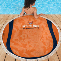 Netherlands Football Beach Blanket 2026 Come On Oranje - Wonder Print Shop