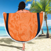 Netherlands Football Beach Blanket 2026 Come On Oranje - Wonder Print Shop