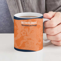 Custom Netherlands Football Ceramic Mug 2026 Come On Oranje - Wonder Print Shop