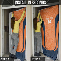 Custom Netherlands Football Door Cover 2026 Come On Oranje - Wonder Print Shop