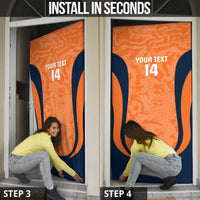 Custom Netherlands Football Door Cover 2026 Come On Oranje - Wonder Print Shop