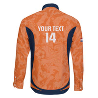 Custom Netherlands Football Family Matching Off The Shoulder Long Sleeve Dress and Hawaiian Shirt 2026 Come On Oranje - Wonder Print Shop