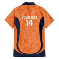 Custom Netherlands Football Family Matching Off Shoulder Maxi Dress and Hawaiian Shirt 2026 Come On Oranje - Wonder Print Shop