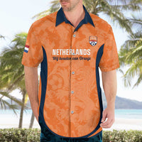 Custom Netherlands Football Hawaiian Shirt 2026 Come On Oranje - Wonder Print Shop