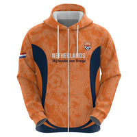 Custom Netherlands Football Hoodie 2026 Come On Oranje - Wonder Print Shop