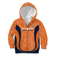 Custom Netherlands Football Kid Hoodie 2026 Come On Oranje - Wonder Print Shop