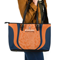 Netherlands Football Leather Tote Bag 2026 Come On Oranje - Wonder Print Shop
