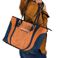 Netherlands Football Leather Tote Bag 2026 Come On Oranje - Wonder Print Shop