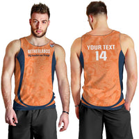Custom Netherlands Football Men Tank Top 2026 Come On Oranje - Wonder Print Shop