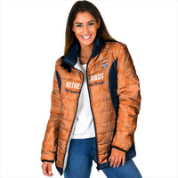 Custom Netherlands Football Padded Jacket 2026 Come On Oranje - Wonder Print Shop