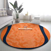 Netherlands Football Round Carpet 2026 Come On Oranje - Wonder Print Shop