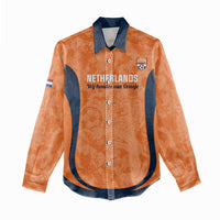 Custom Netherlands Football Women Casual Shirt 2026 Come On Oranje - Wonder Print Shop