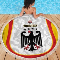 Custom Germany Football Beach Blanket 2026 Come On Die Nationalelf - Wonder Print Shop