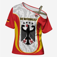 Custom Germany Football Cross Shoulder Shirt 2026 Come On Die Nationalelf - Wonder Print Shop