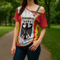 Custom Germany Football Cross Shoulder Shirt 2026 Come On Die Nationalelf - Wonder Print Shop