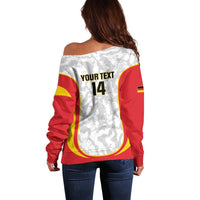 Custom Germany Football Off Shoulder Sweater 2026 Come On Die Nationalelf - Wonder Print Shop