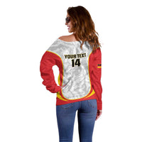 Custom Germany Football Off Shoulder Sweater 2026 Come On Die Nationalelf - Wonder Print Shop