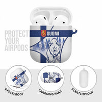 Finland Independence Day AirPods Case Suomi 1917 Proud Flag Finnish Folk Pattern - Wonder Print Shop