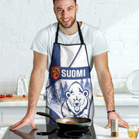 Finland Independence Day Apron Suomi 1917 Proud Flag Finnish Folk Pattern - Wonder Print Shop