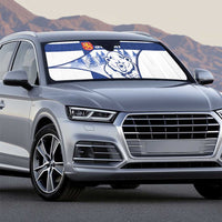 Finland Independence Day Auto Sun Shade Suomi 1917 Proud Flag Finnish Folk Pattern - Wonder Print Shop