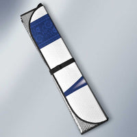 Finland Independence Day Auto Sun Shade Suomi 1917 Proud Flag Finnish Folk Pattern - Wonder Print Shop