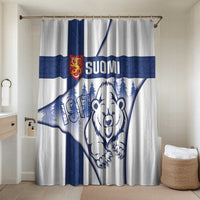 Finland Independence Day Bathroom Set Suomi 1917 Proud Flag Finnish Folk Pattern - Wonder Print Shop