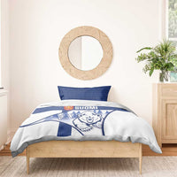 Finland Independence Day Bedding Set Suomi 1917 Proud Flag Finnish Folk Pattern - Wonder Print Shop