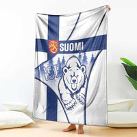 Finland Independence Day Blanket Suomi 1917 Proud Flag Finnish Folk Pattern - Wonder Print Shop