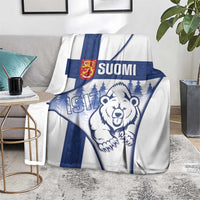 Finland Independence Day Blanket Suomi 1917 Proud Flag Finnish Folk Pattern - Wonder Print Shop