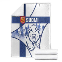 Finland Independence Day Blanket Suomi 1917 Proud Flag Finnish Folk Pattern - Wonder Print Shop