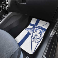 Personalised Finland Independence Day Car Mats Suomi 1917 Proud Flag Finnish Folk Pattern - Wonder Print Shop