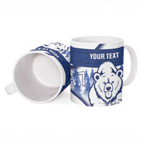 Personalised Finland Independence Day Ceramic Mug Suomi 1917 Proud Flag Finnish Folk Pattern - Wonder Print Shop