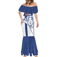 Personalised Finland Independence Day Mermaid Dress Suomi 1917 Proud Flag Finnish Folk Pattern - Wonder Print Shop