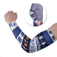 Finland Christmas Arm Sleeves Suomen Tasavalta Hyvaa Joulua - Wonder Print Shop