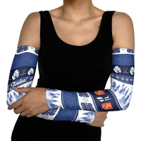 Finland Christmas Arm Sleeves Suomen Tasavalta Hyvaa Joulua - Wonder Print Shop