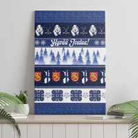 Finland Christmas Canvas Wall Art Suomen Tasavalta Hyvaa Joulua - Wonder Print Shop