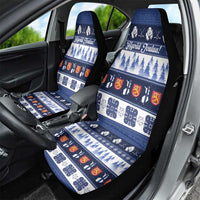 Finland Christmas Car Seat Cover Suomen Tasavalta Hyvaa Joulua - Wonder Print Shop