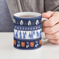 Finland Christmas Ceramic Mug Suomen Tasavalta Hyvaa Joulua - Wonder Print Shop