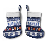 Finland Christmas Stocking Suomen Tasavalta Hyvaa Joulua - Wonder Print Shop