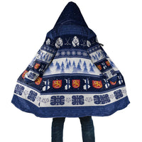 Finland Christmas Cloak Suomen Tasavalta Hyvaa Joulua - Wonder Print Shop