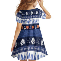 Finland Christmas Family Matching Off Shoulder Maxi Dress and Hawaiian Shirt Suomen Tasavalta Hyvaa Joulua - Wonder Print Shop