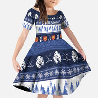 Finland Christmas Family Matching Tank Maxi Dress and Hawaiian Shirt Suomen Tasavalta Hyvaa Joulua - Wonder Print Shop