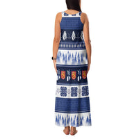 Finland Christmas Family Matching Tank Maxi Dress and Hawaiian Shirt Suomen Tasavalta Hyvaa Joulua - Wonder Print Shop