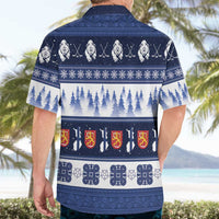Finland Christmas Hawaiian Shirt Suomen Tasavalta Hyvaa Joulua - Wonder Print Shop